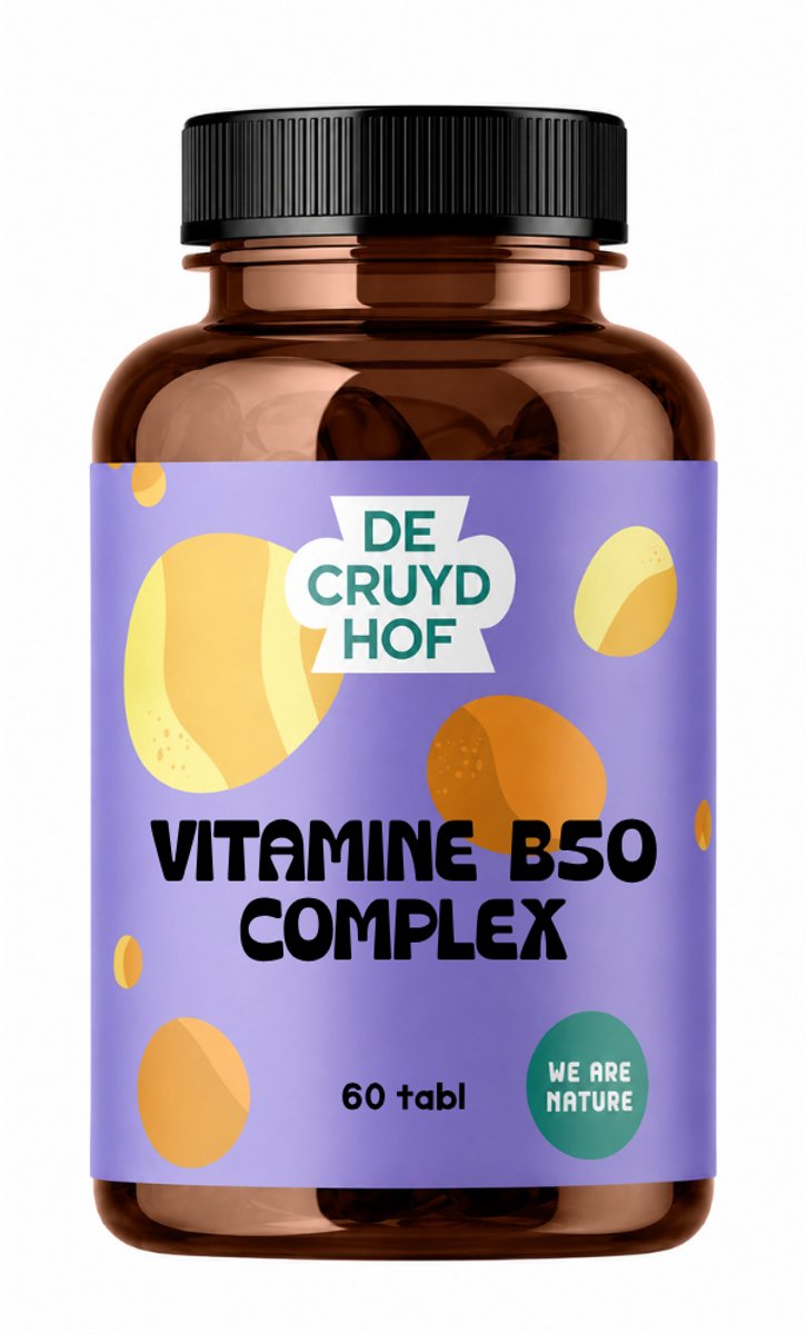 De Cruydhof Vitamine B50 Complex (60 tabletten)