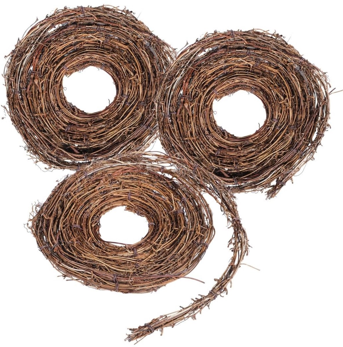 Omgoods - 3 Stuks Natuurlijke Wijnstok Geverfde Takken voor Creatieve Projecten