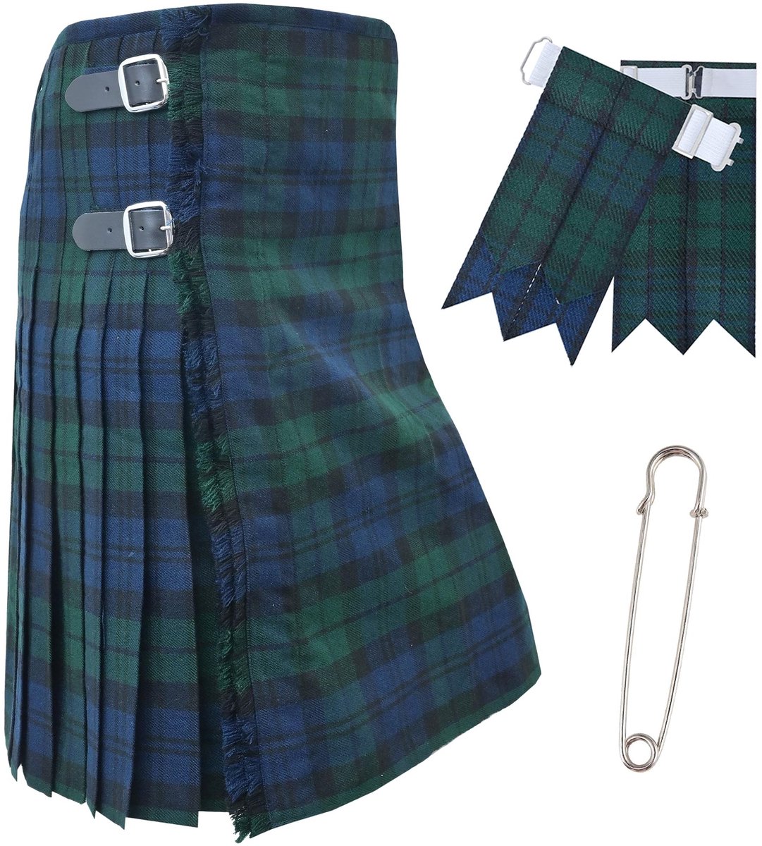 Omgoods - Traditionele Schotse Tartan Kilt van 5m Premium Acrylwol