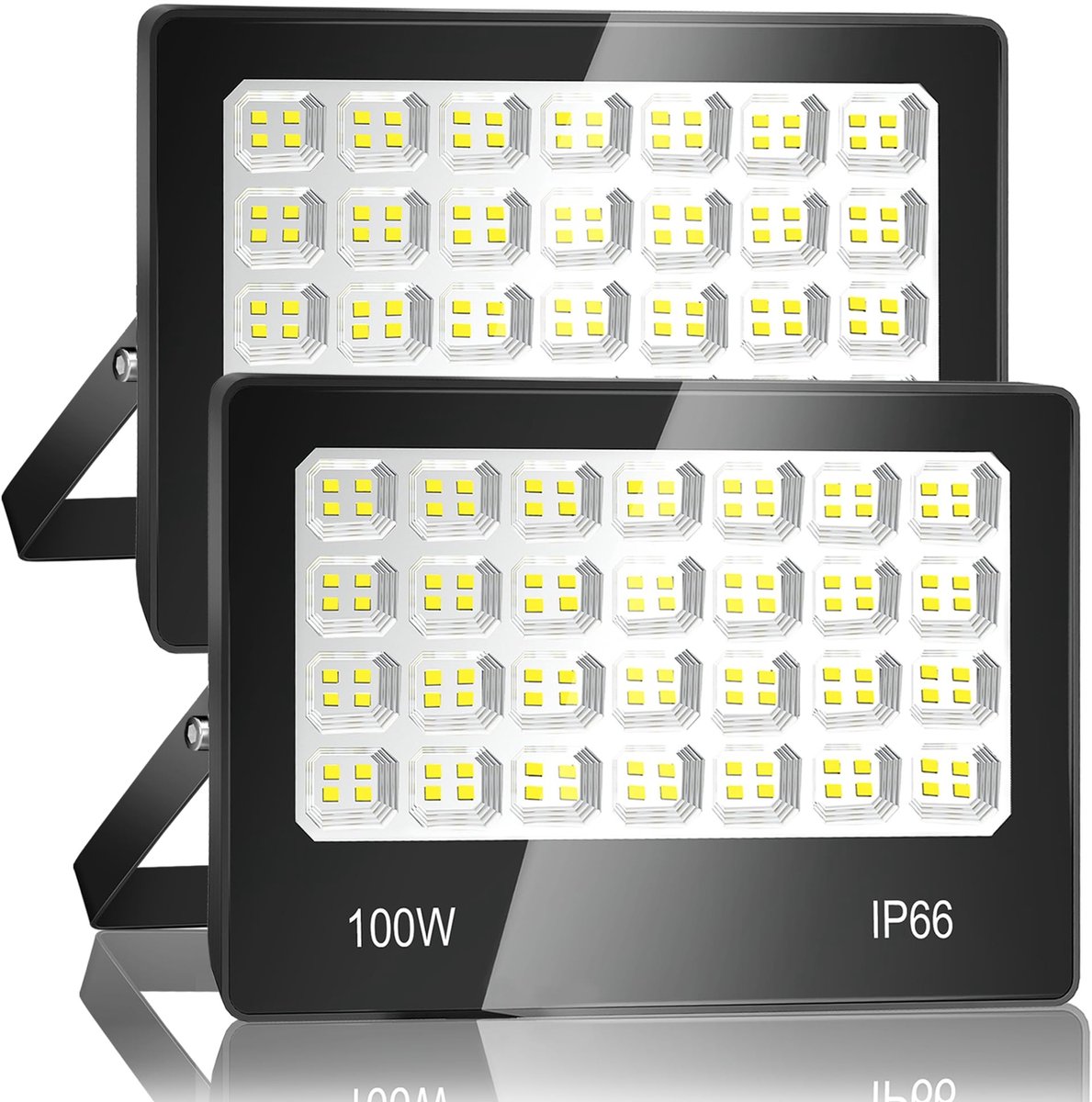 Omgoods - Set van 2 LED Buitenverlichting met Hoge Helderheid