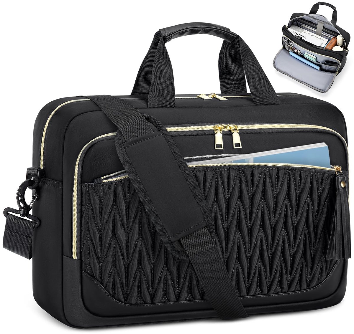 Omgoods - Dames Laptop Bag met Ruimte voor 17.3 inch Laptop