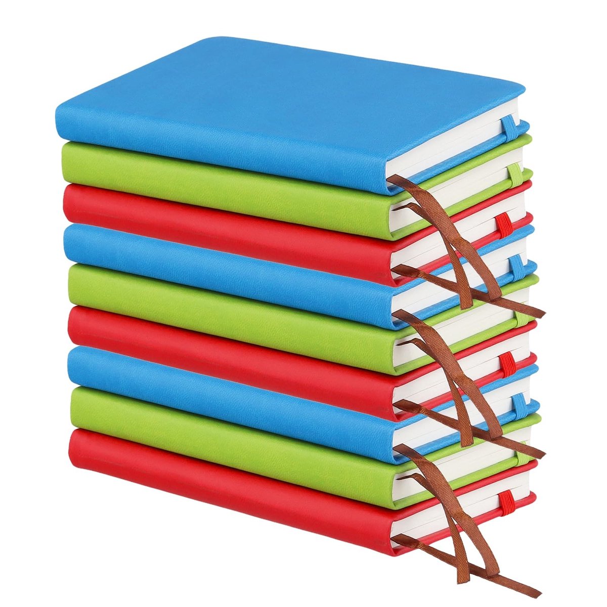 Omgoods - Set van 9 A6 Notitieblokken voor Notities en Reizen