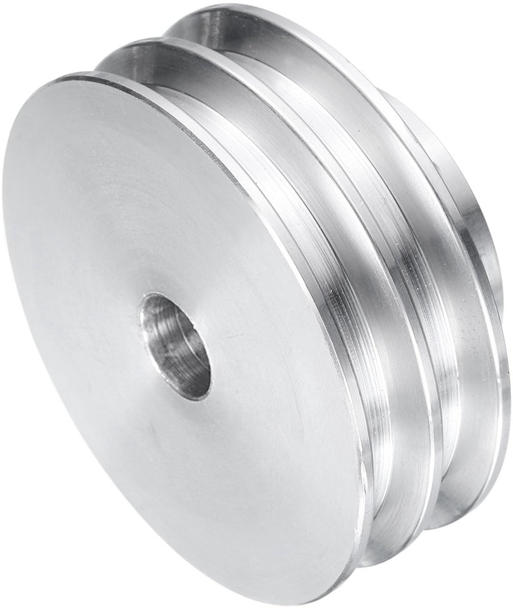 Omgoods - V-Belt Pulley 11mm met Dubbele Groef van Aluminium voor Motoras