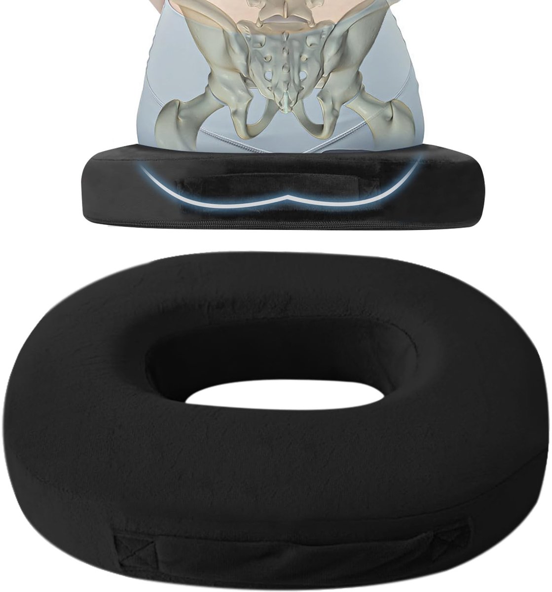 Omgoods - Orthopedisch Zitkussen van Memory Foam