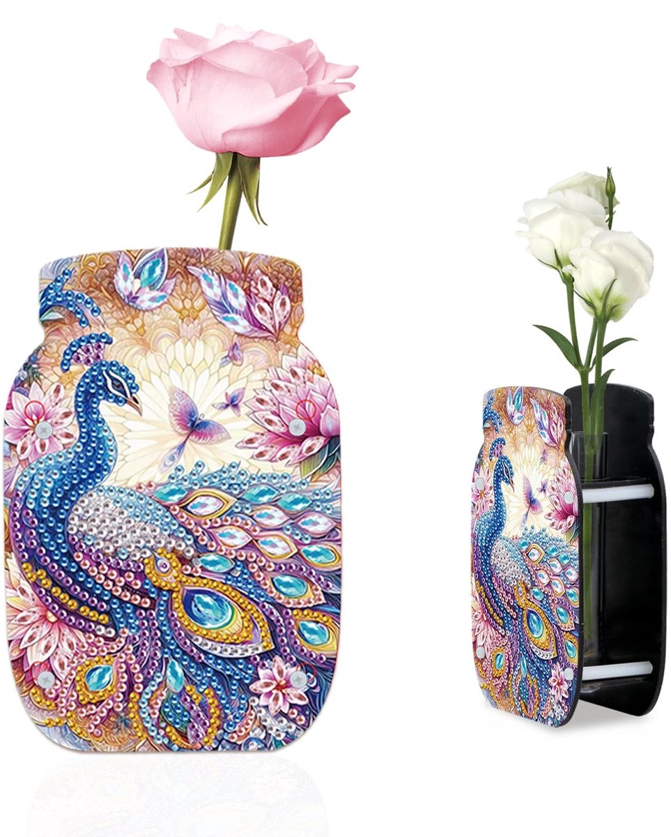 Omgoods - Creatieve Diamond Painting Vaas met Testbuizen