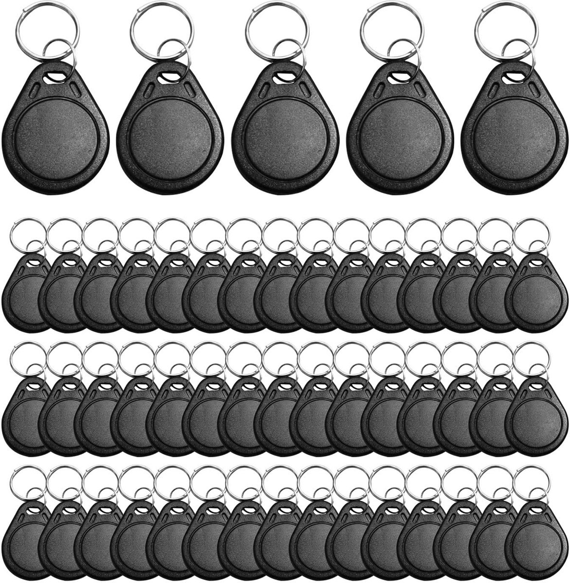 Omgoods - Set van 50 RFID Proximity Keyfobs voor Toegangsbeheer