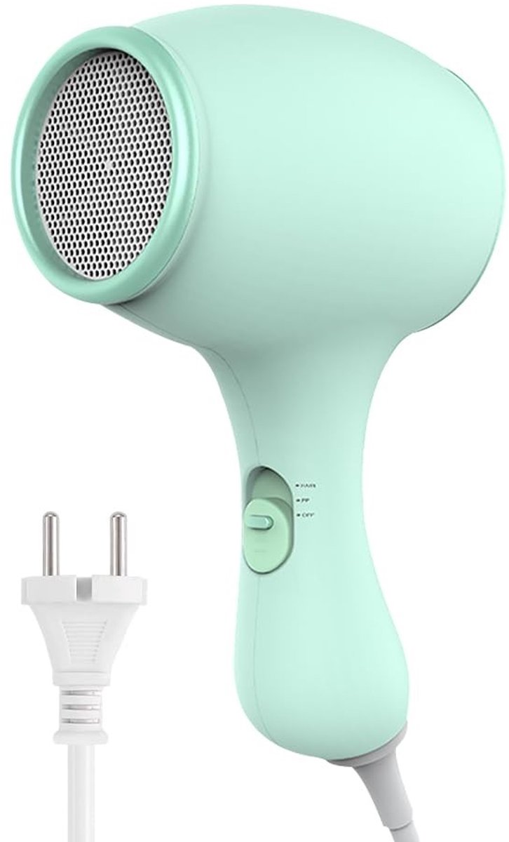 Omgoods - Mini Föhn voor Kinderen met 3 Snelheidsinstellingen en Stil Ontwerp