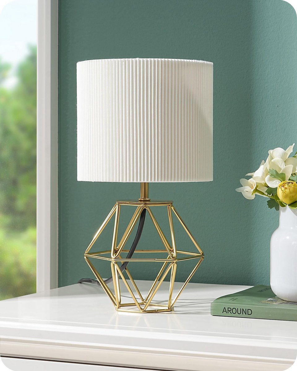 Omgoods - Moderne Bedlamp met E14 Fitting en Linnen Lampenkap