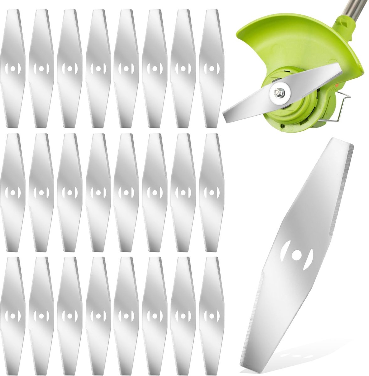 Omgoods - Set van 24 Vervangende Gras Trimmer Blades