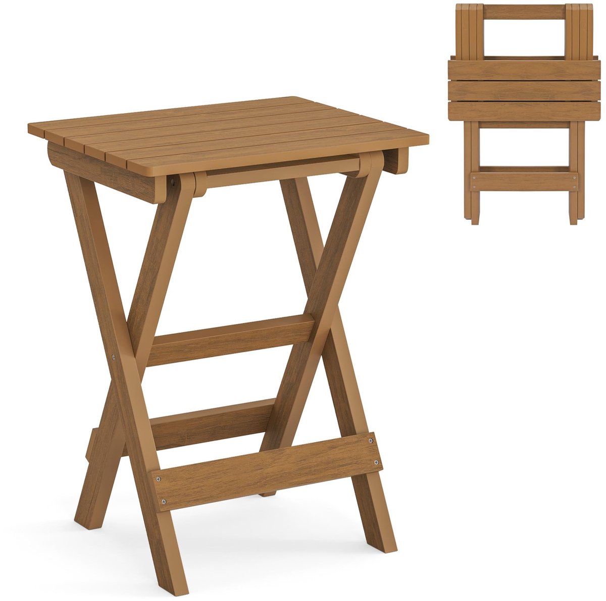 Omgoods - Opvouwbare Buitentafel 27 Inch voor Patio en Tuin