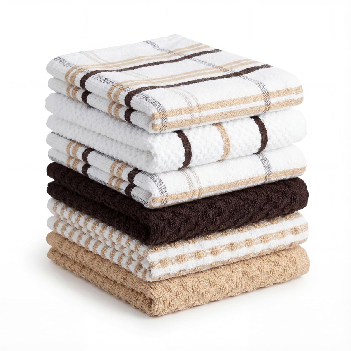 Omgoods - Premium Katoenen Keukenhanddoeken, Set van 6