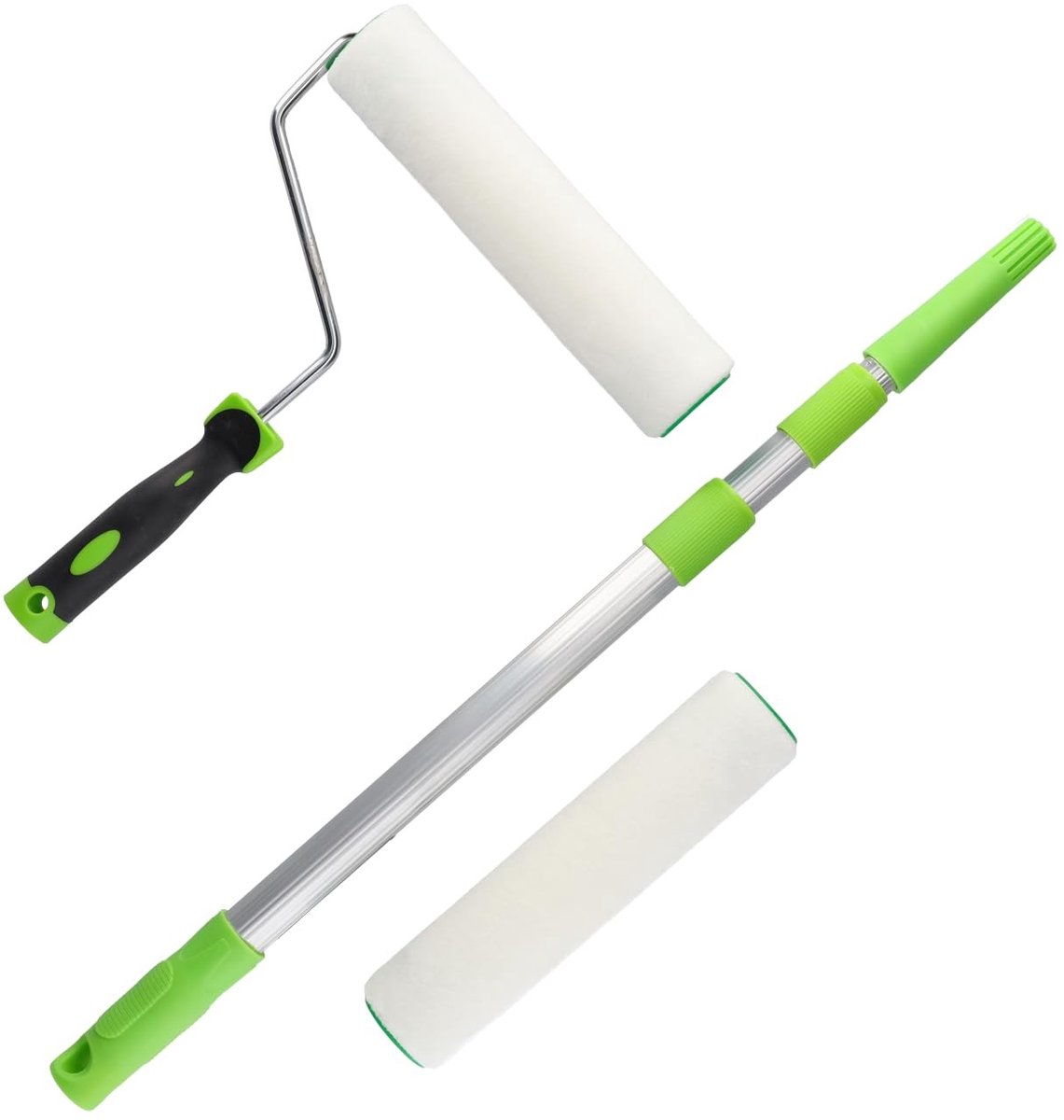 Omgoods - Verfroller Set met Telescopische Handgreep 25cm