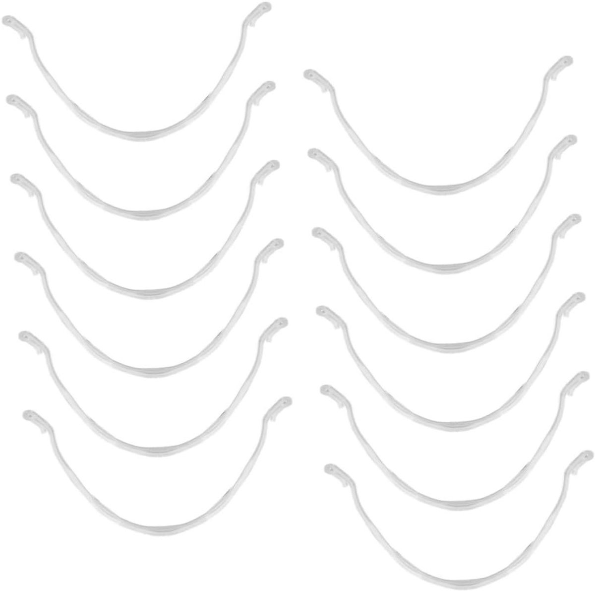 Mask Inner Bracket - Gezichtssteun Mondkapje - Comfortabel Ademen - Herbruikbaar PP Materiaal - 12 cm - Wit