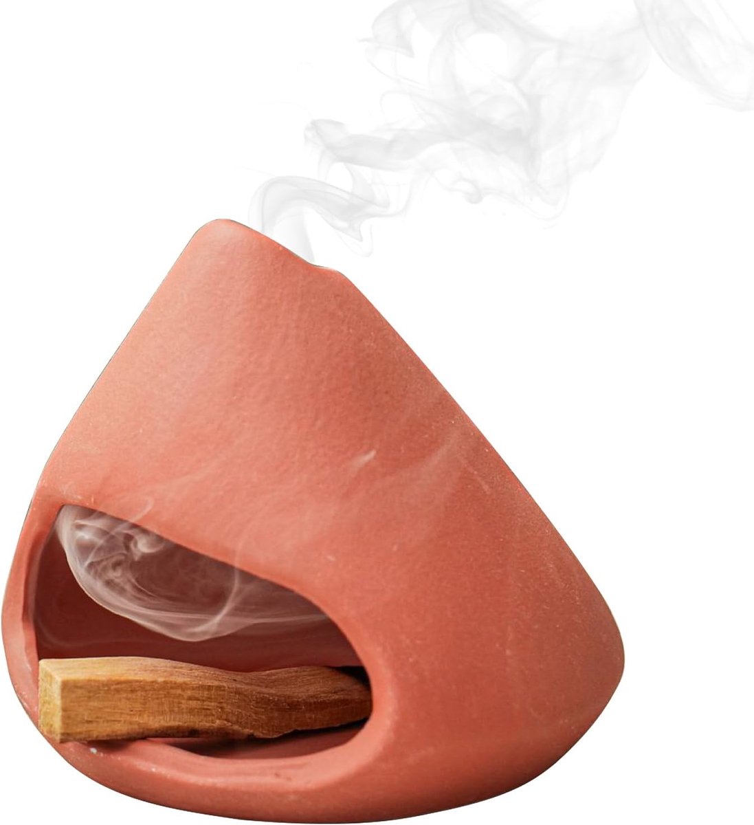 SnelShoppen - Palo Santo houder keramische wierookbranderhouder, multifunctionele saliehouder, asvanger, mini-chiminea, unieke woondecoratie voor medi