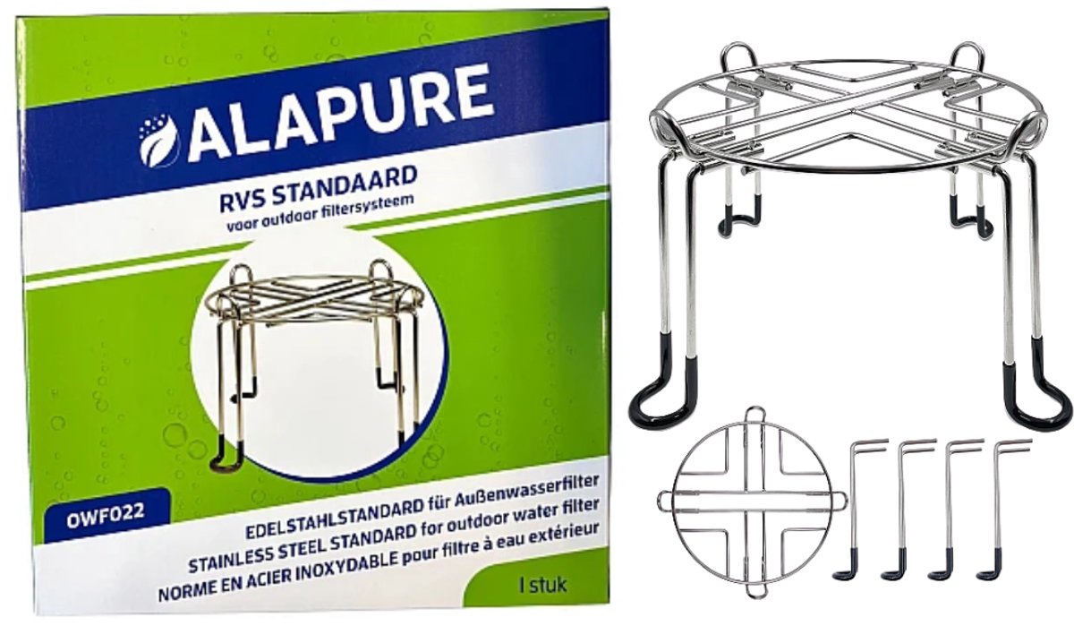 British Berkefeld Deluxe RVS Standaard van Alapure OWF022