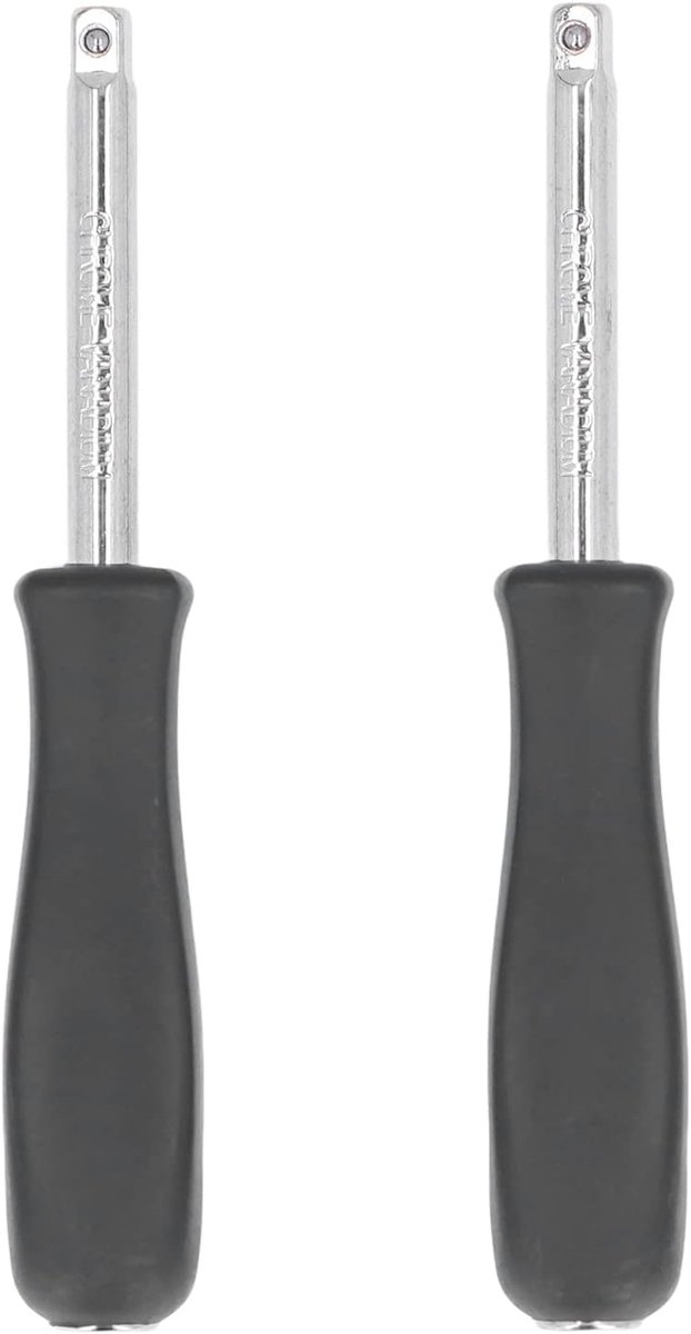 SnelShoppen - Set van 2 Cap Schroevendraaiers, 1/4 Inch Draaigereedschap, Comfortabele Handgreep, Duurzaam Chroom Vanadium Staal, 150 Mm Lengte voor R