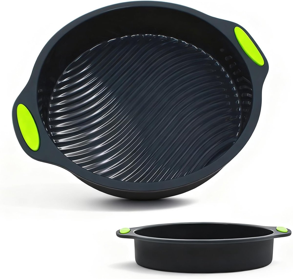 SnelShoppen - Silicone Bakvorm Rond 9 Inch - BPA Vrij, Herbruikbaar, Warmtebestendig, Voor Taarten, Gebak, Feest, Keuken, Koken