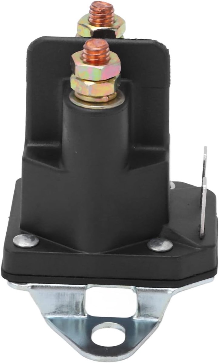 SnelShoppen - 12V Starter Relay Solenoid Voor Voertuigen en Huishoudelijke Apparaten - Koper Spoel met Zilver Geplateerde Contacten - Sterke en Betrou