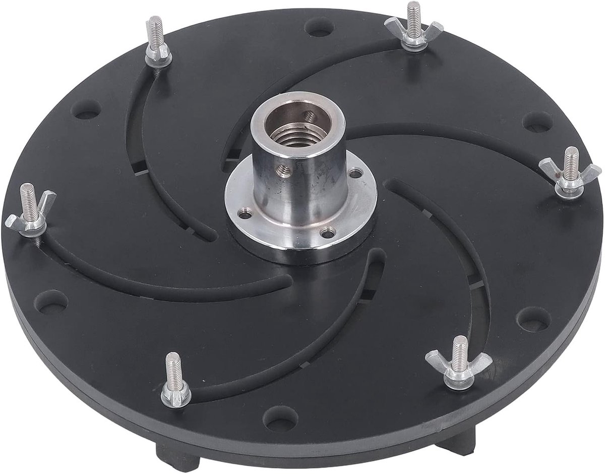 SnelShoppen - Houtbewerkings Chuck, Aluminium Legering Eenvoudige Installatie Centrifugale Houtbewerking Longworth Chuck M33 voor Draaibanken (300mm)