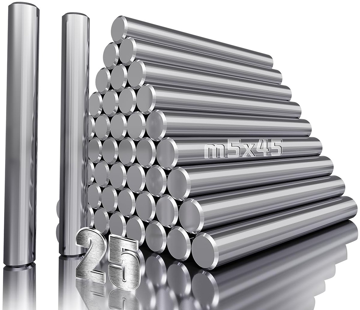 Planksteunen 5mm - Stabiel metaal - 25 stuks - Voor stevige planken - ShopVlot