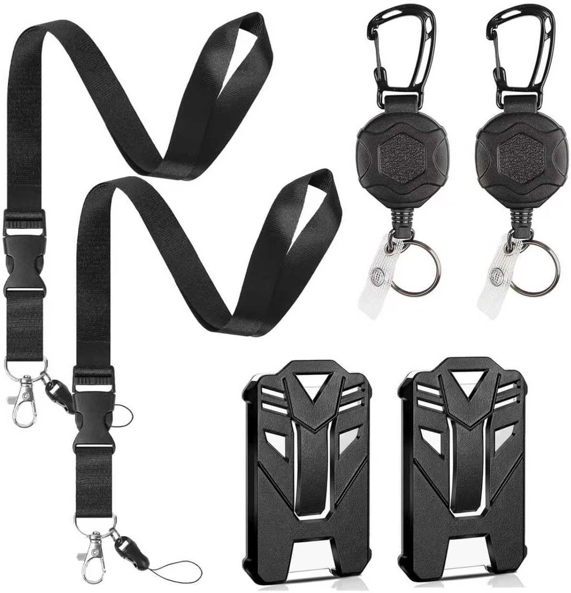 2 pcs heavy duty key chains, pull-out - ShopVlot