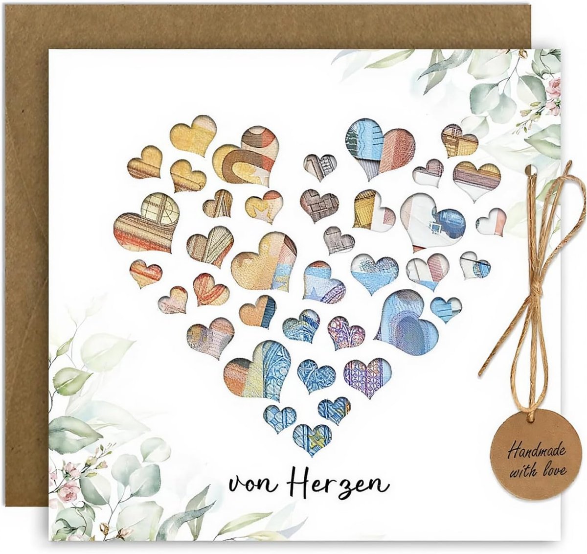 Geboortekaartje - gepersonaliseerd - hart ontwerp - uniek cadeau voor jongens en meisjes - ShopVlot