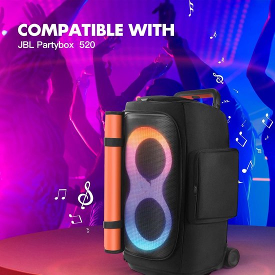 Speaker Case Compatible with JBL PartyBox 520, Portable Speaker Dust Cover Storage Bag for Outdoor Travel/Home - ShopVlot — afbeelding 5