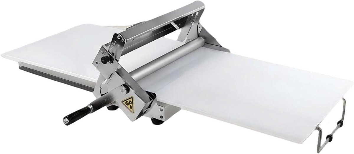 Deeguitrolmachine - Deegroller - Professioneel Bakken - Instelbare Dikte - 30 cm Breed - Zilverkleurig