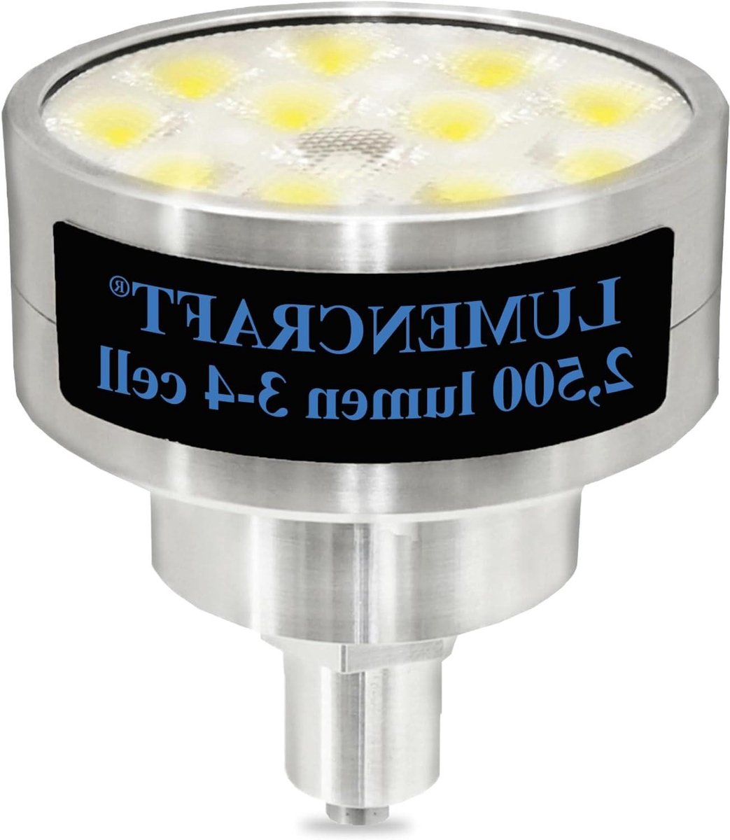 LED Zaklamp Upgrade - Lamp Module - Zaklamp Verbeteren - 2000 Lumen Output - 3 D Cell - Zilver
