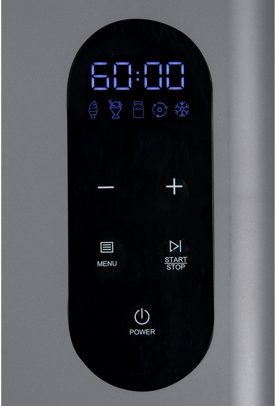 DOMO DO9306I Roomijsmachine Wood You - 1,5 Liter - 5 Programma’s - Met Compressor - Grijs van Domo — afbeelding 5