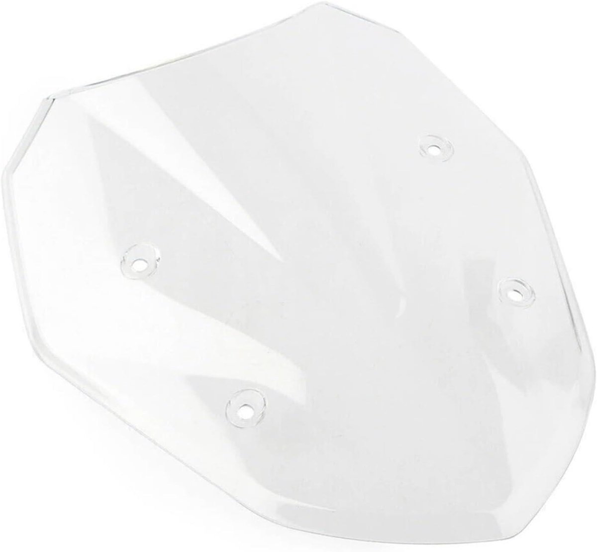 Motorfiets Windscherm - Winddeflector Kuipruit - Motorrijden Verbeteren - Effectieve Windstroom Wijziging - 900 Gram - Wit