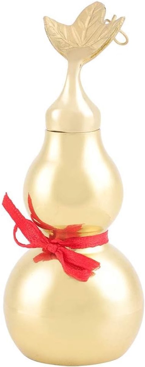 SnelShoppen - Traditionele Chinese Feng Shui Wu Lou Gourd, Messing Decoratie, Natuurlijke Hu Lu Stijl voor Gezondheid en Welvaart