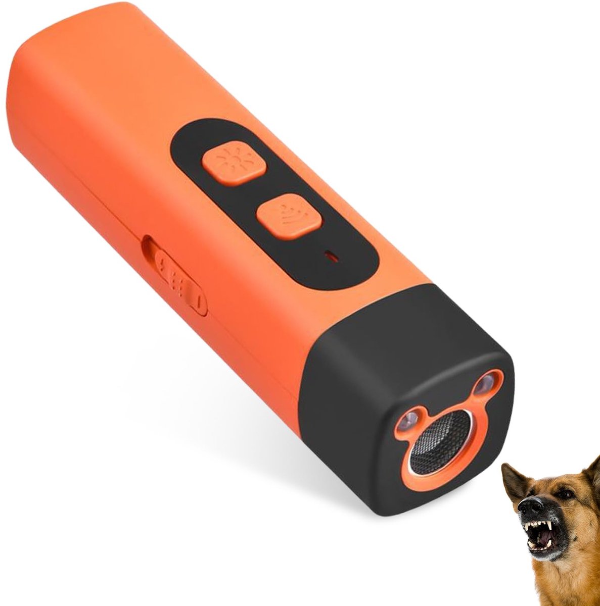 Dailygoods - Ultrasoon Anti-Belapparaat voor Honden met Zaklamp