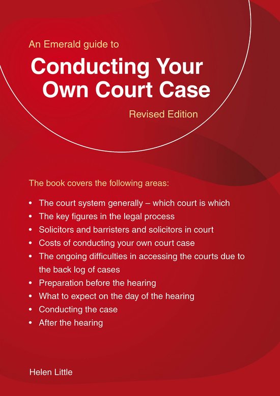 Conducting Your Own Court Case - cover