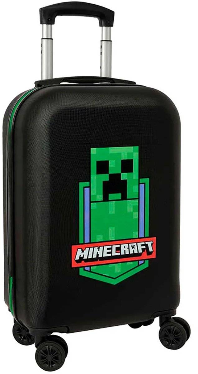 Safta Minecraft 20´´ 40.1l 34.5x20x55 Cm Reistas Met Wielen Zwart Kinderen
