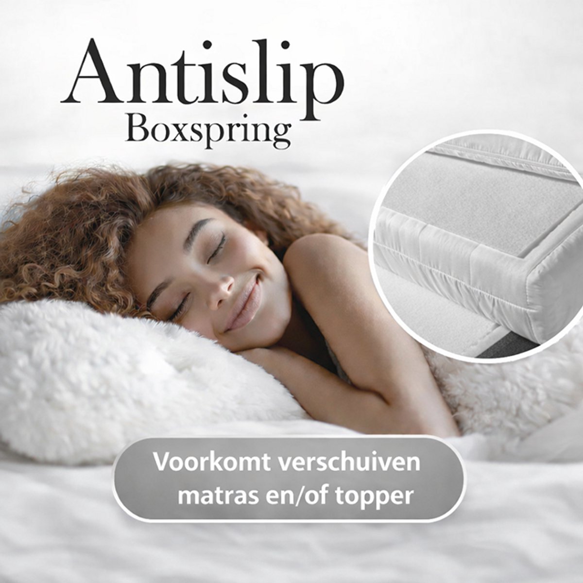 Zavelo Boxspring Antislip Vlies Onderlaag-140 x 170 cm