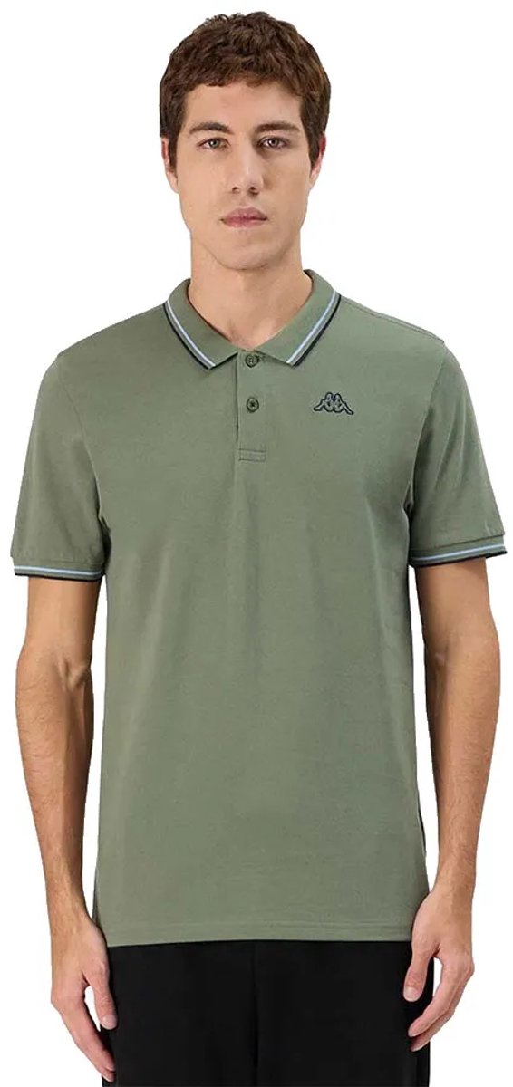 Kappa Ezio 2 Korte Mouw Poloshirt L Man Blauw