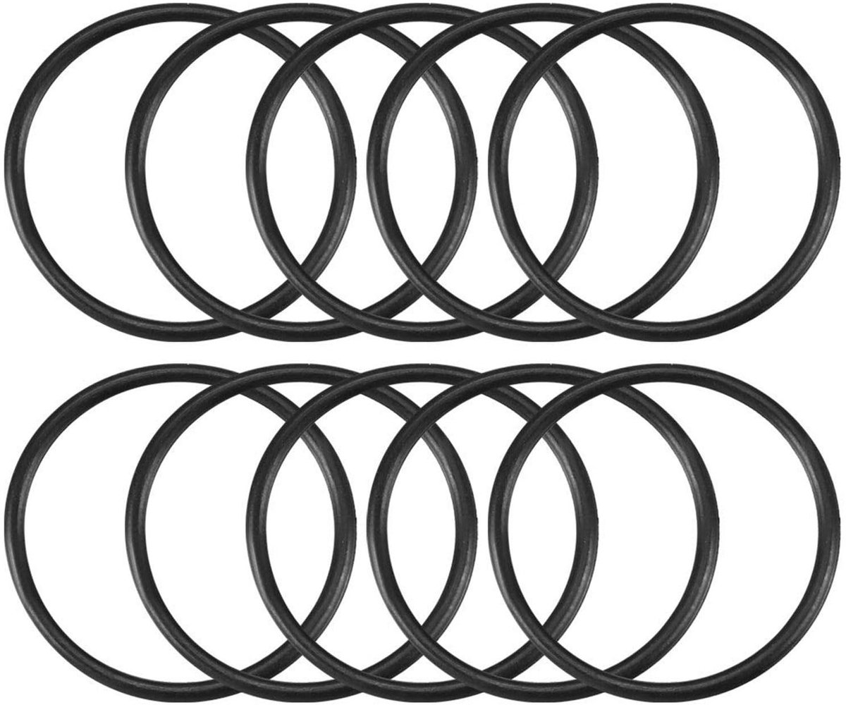 Dailygoods- O-ringen set 10 stuks - Nitrilrubber - 39 mm buitendiameter - 35 mm binnendiameter - 2 mm breed - Duurzaam en flexibel - Afdichtringen