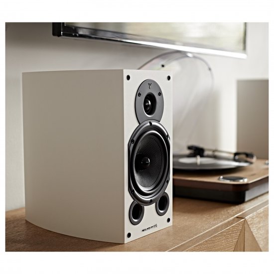 Wharfedale Diamond 9.1 Bookshelf Speakers (Pair), White — afbeelding 4