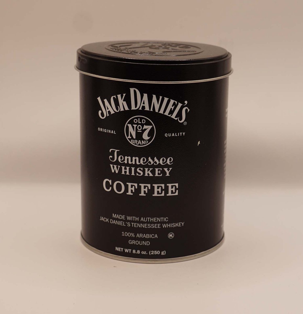 Jack Daniel's koffie bus met koffie - koffie van Jack Daniel's - Koffie bus 250 gram van Jack Daniel's Tennessee Whiskey - keuken licentie artikelen Jack Daniel's