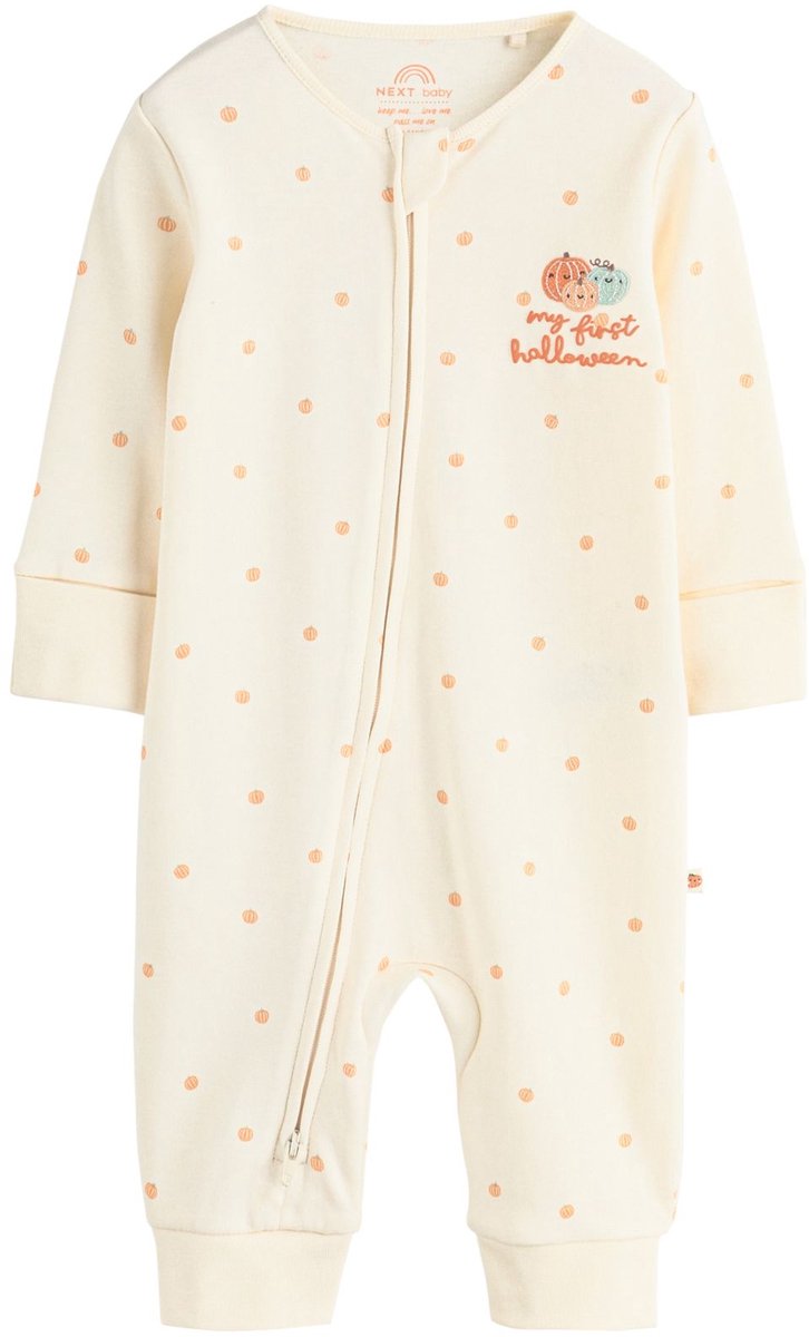 Next - Jongens - Babypyjama met tweewegrits - Crème