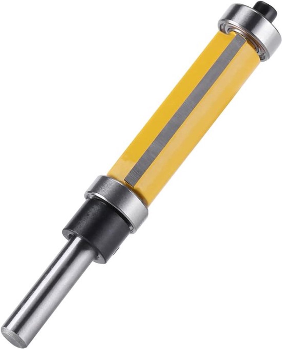 Allecto Plus - Houtbewerkingsset Boven- en Onderlager Platkopfrees met 1/4 Inch