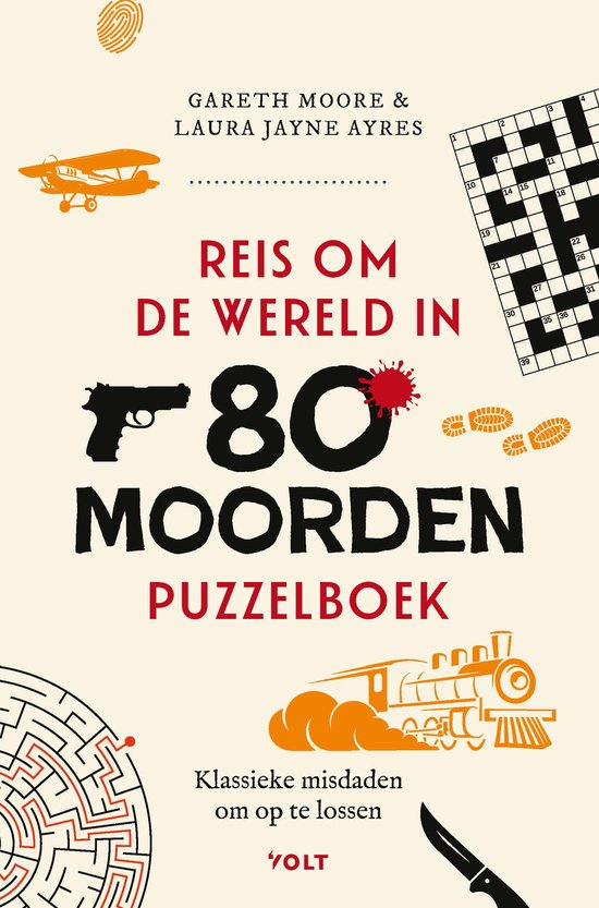 Reis om de wereld in 80 moorden puzzelboek