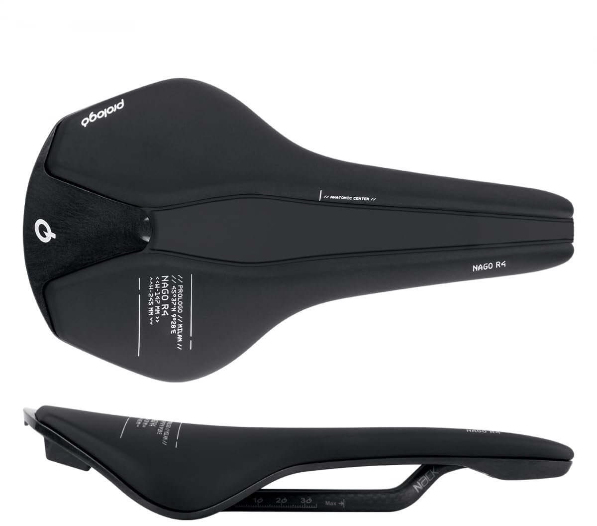 SnelShoppen - Prologo Sel.Nago R4 NCK 147 Zadel, Sport Zadel Meer Kleurig, Eenheidsmaat, Comfortabel Voor Fietsen, Racefietsen, MTB
