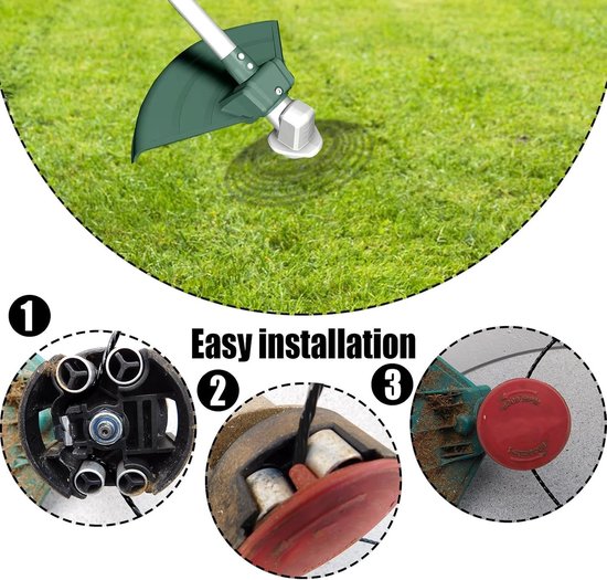 Extra sterke snijdraad voor grasmaaier, spoel draad voor bosmaaier, 37 cm × 3.5 mm, geschikt voor AFS 23-37, ideaal voor tuinonderhoud en grastrimmen — afbeelding 4