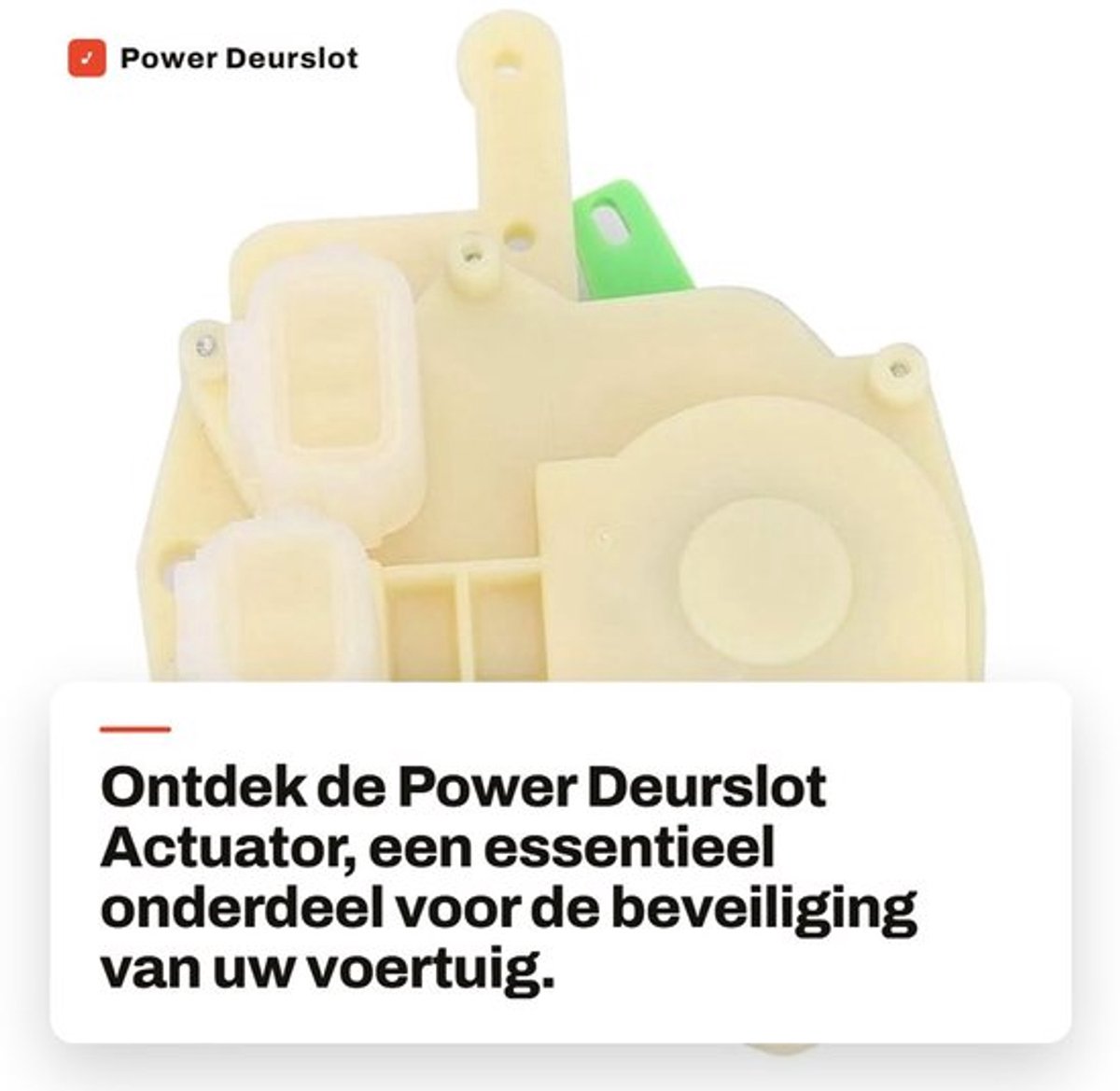 Deurslot Actuator Eenvoudige Installatie - Linker Deur Mechanisme - Geschikt voor CR-V 2002-2006 - Professionele Productie - Montage Door Installateur