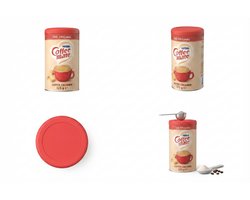 Nestle Coffee Mate Original (3 x 325g) - Romige Smaak voor uw Koffie - Met Kajal Sticker - Perfecte Toevoeging voor Thuis en op Kantoor Met Kajal Sticker