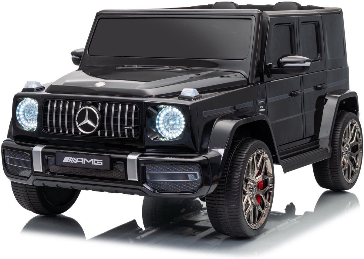 Mercedes g63 12V 2-persoons kinderauto metallic zwart
