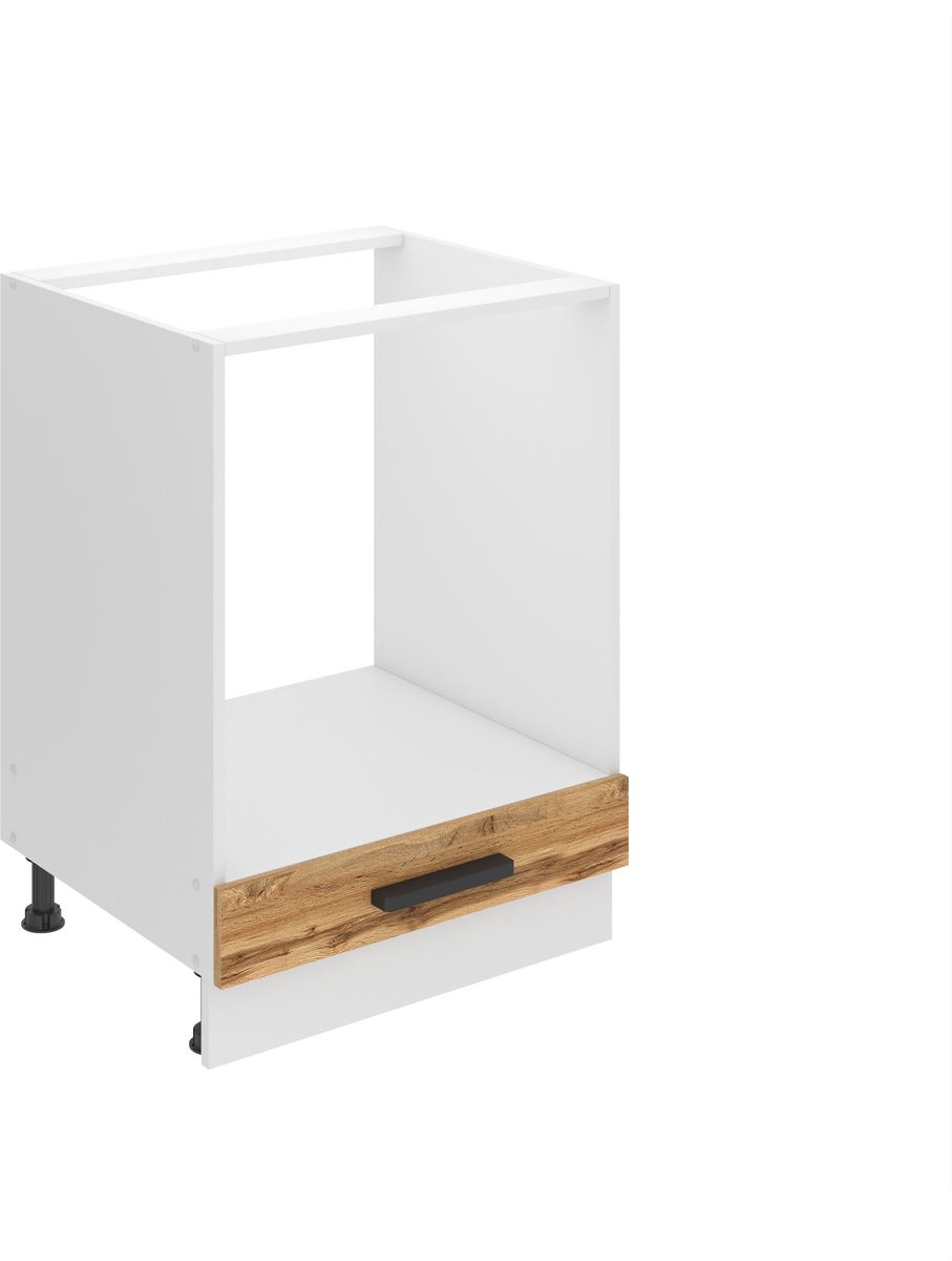 BELINI Ovenombouwkast SDP 60 cm met Klep - Wotan Eiken