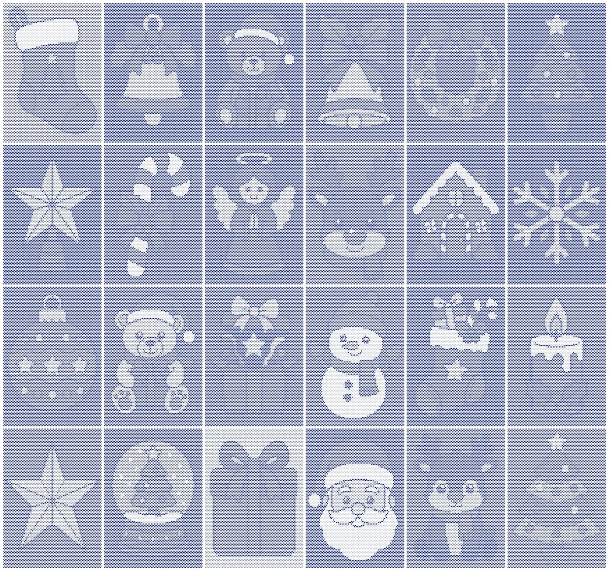 HappyDots DOT Painting Valuepack Kerst (24 stuks)